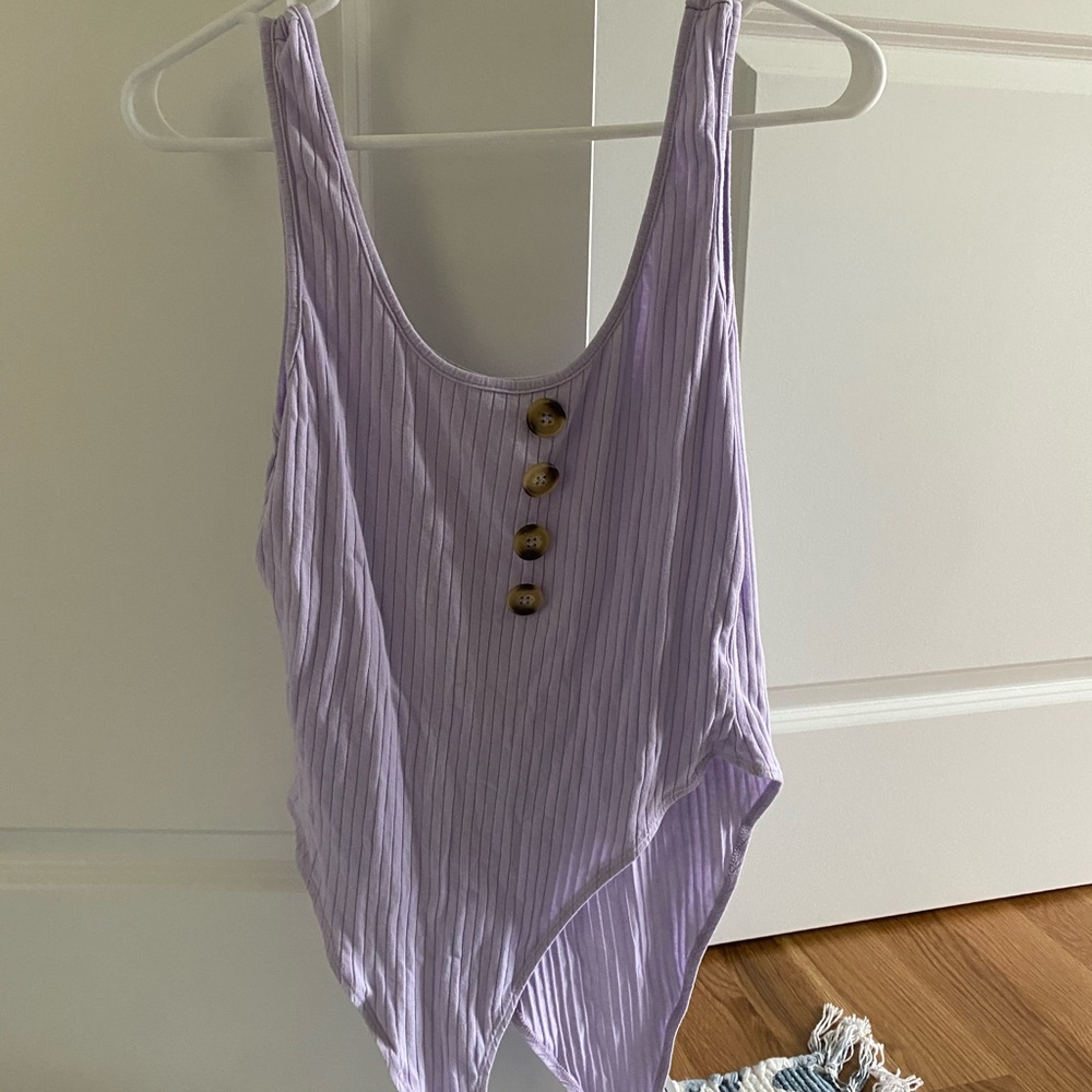 Purple Shein Bodysuit